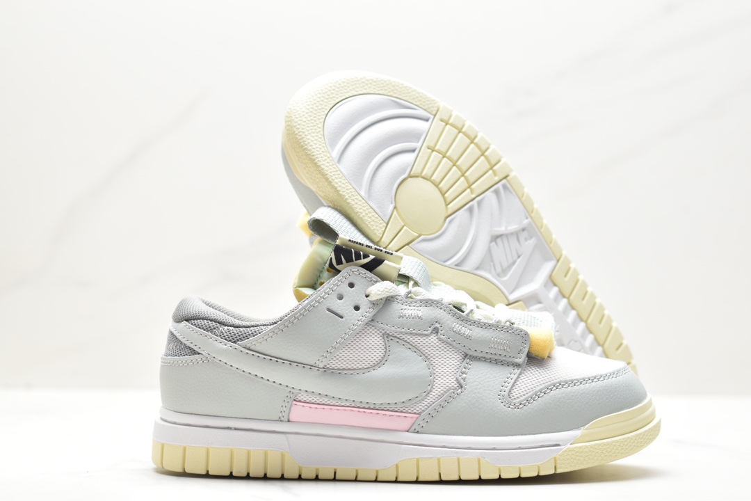 Off-White x Futura x Nike SB DunkPine Green OW Dunk Series Low-top Sports Shoes DV0821-200