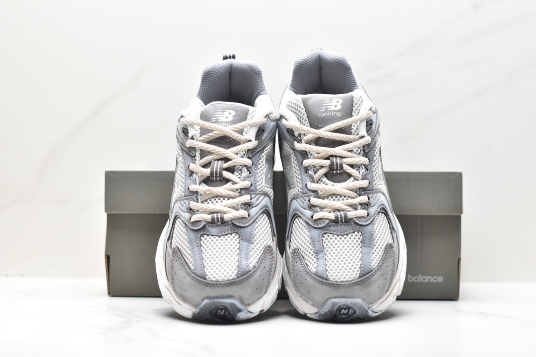 New Balance MR530TG series distressed silver grey