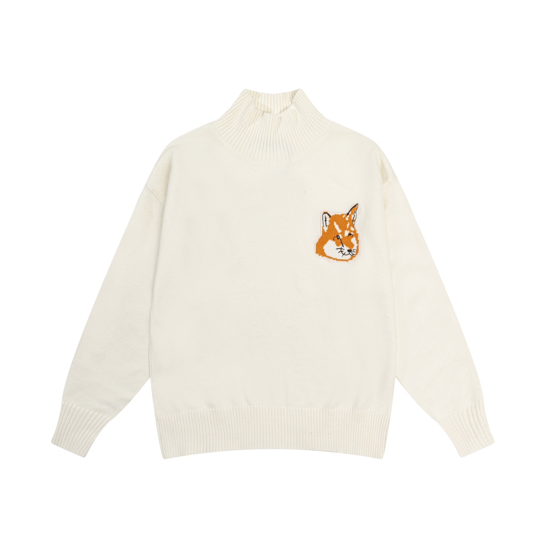 2023 Maison Kitsuné Pre-Burst Fox Embroidery Sweater with Cap Details. - 图片 3
