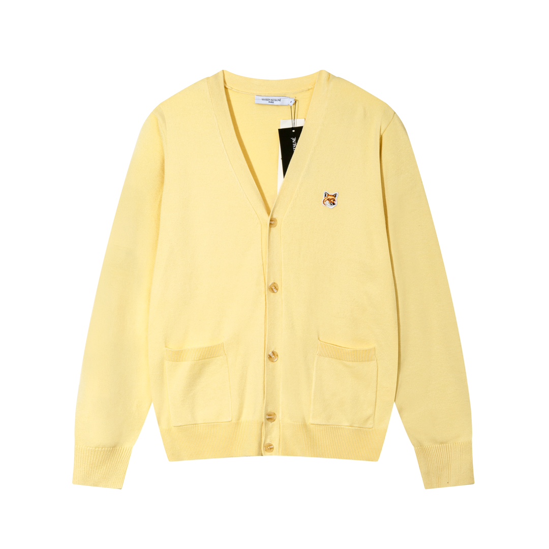 Maison Kitsuné 2023 Classic Fox Head Embroidered Sweater in Various Colors and Sizes - 图片 7