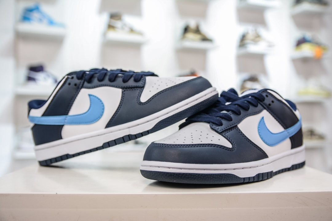 Original NK Dunk Low White Blue FN7800-400