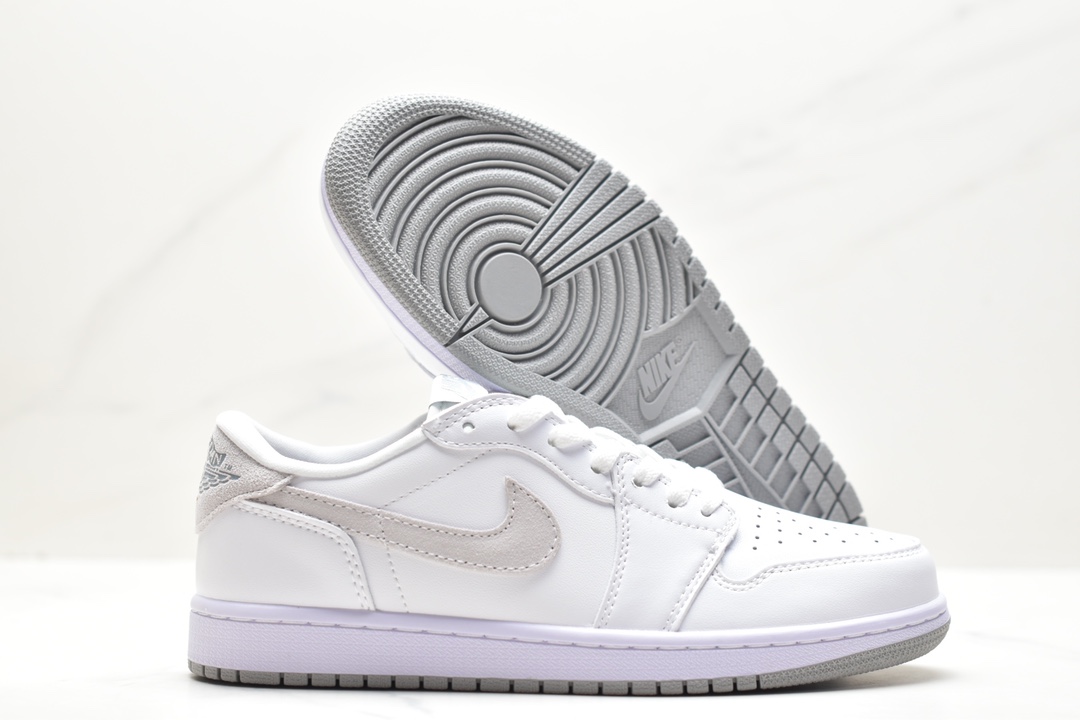 170 Nike Air Jordan 1 Low OG”Neutral Grey”AJ1乔丹一代篮球鞋“OG灰白” CZ0790-100