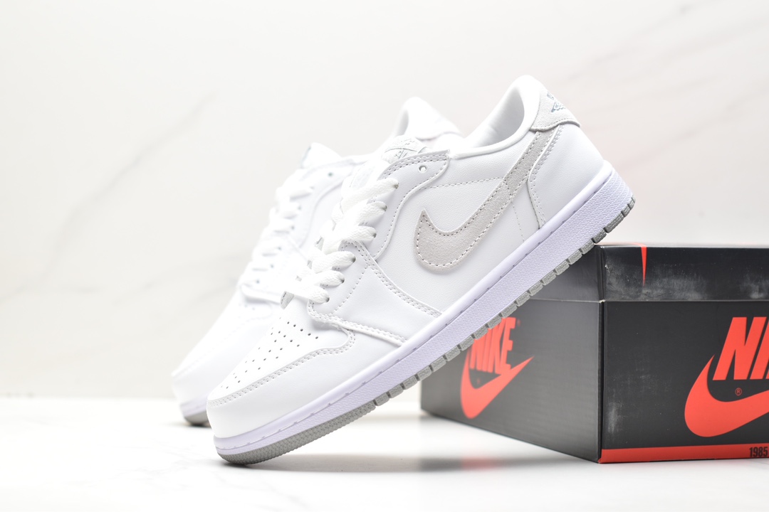 170 Nike Air Jordan 1 Low OG”Neutral Grey”AJ1乔丹一代篮球鞋“OG灰白” CZ0790-100