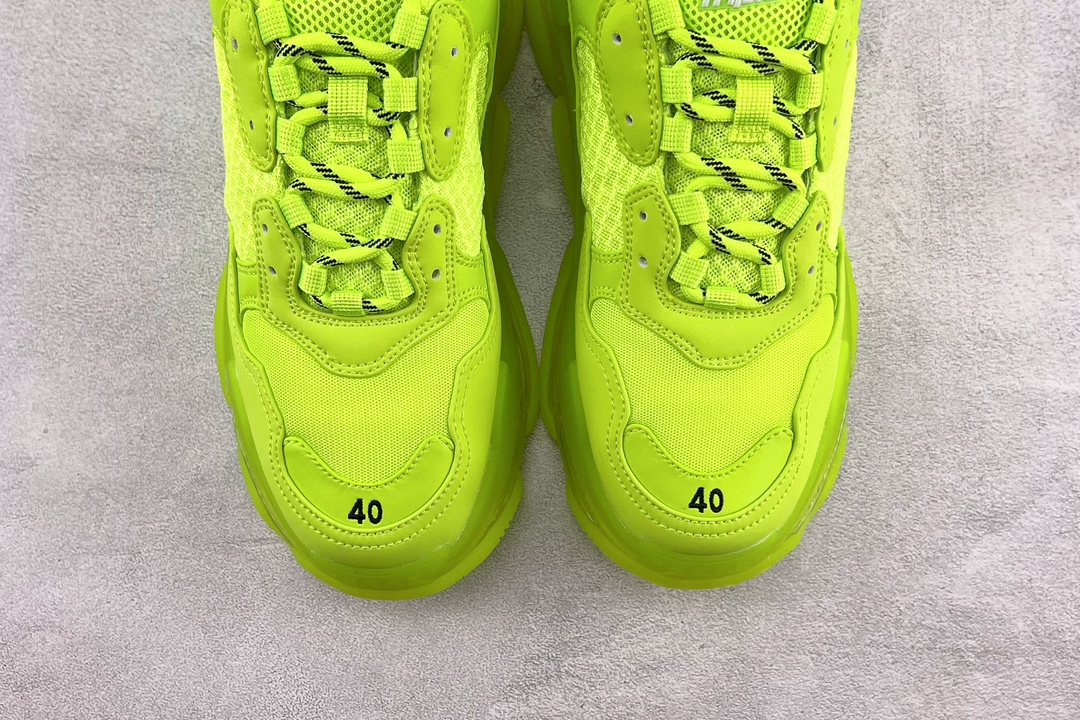 450 Balenciaga巴黎世家 Triple S 荧光黄 541624 W3GN5 0210