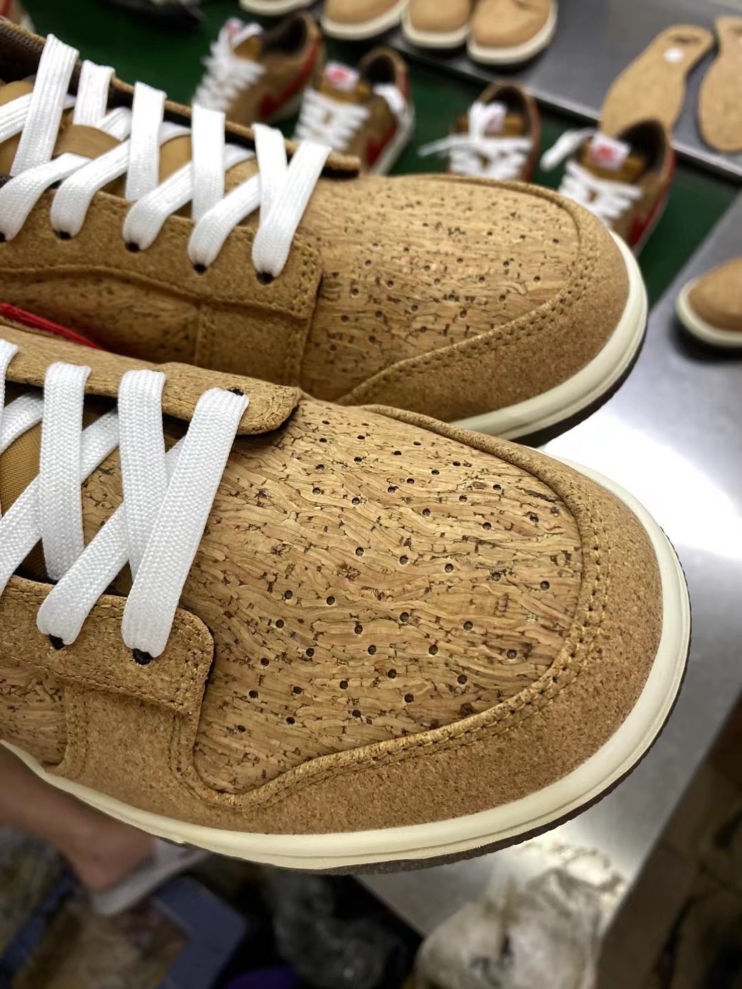 AY original foreign trade special clot x Nike dunk low Guan Xi cork replacement hook FN0317-121