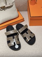 Hermes Online
 Shoes Slippers Unisex Cowhide Genuine Leather Sheepskin TPU Spring/Summer Collection
