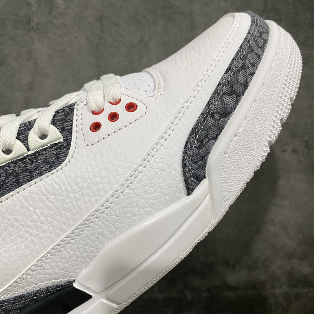 Foreign trade pure original Air Jordan 3 Retro SE Denim ”Fire Red” flame red color CZ6431-100