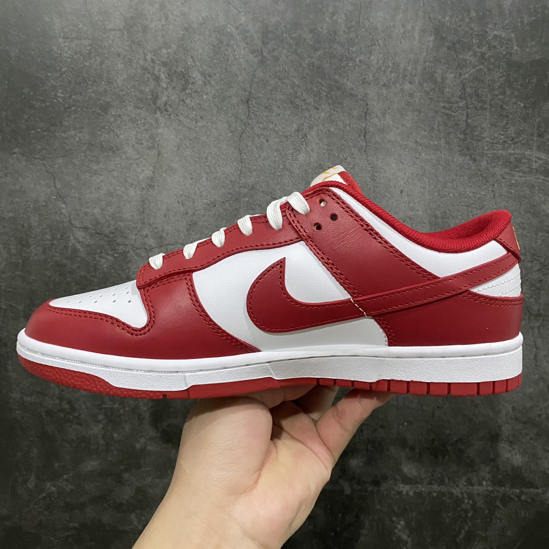 N version pure original NK Dunk Low low-top sports casual shoes white red gold DD1391-602