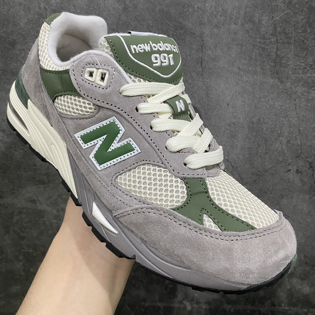 K version Aime Leon Dore x NB991 New Balance 991 British gray green M991CRS