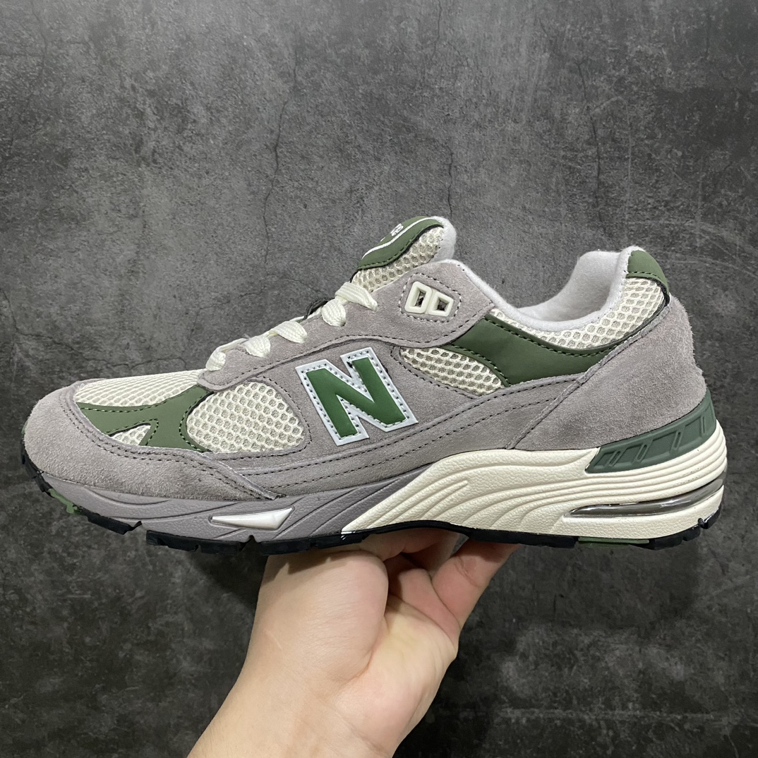 K version Aime Leon Dore x NB991 New Balance 991 British gray green M991CRS