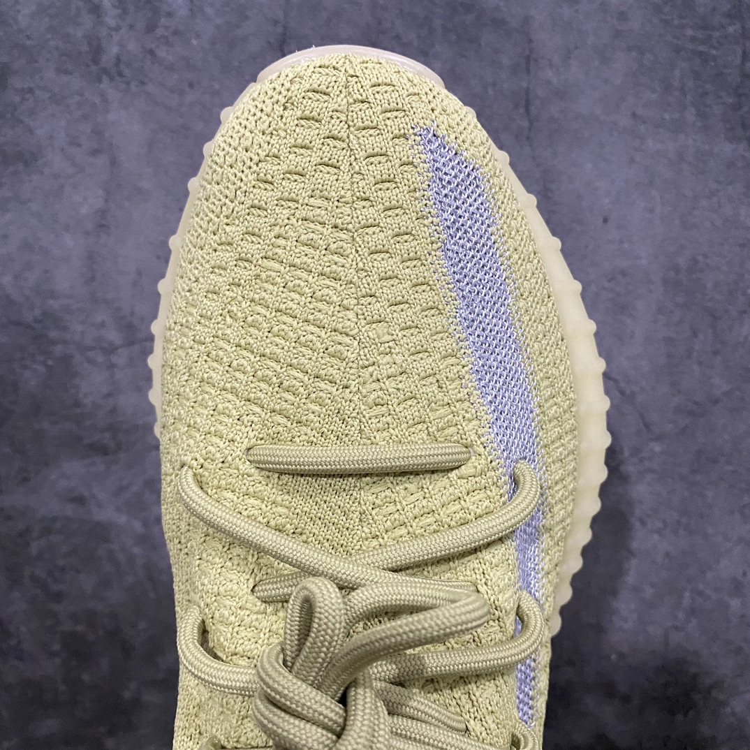 纯原版Yeezy350V2沼泽侧透满