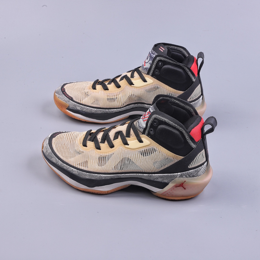 Air Jordan XXXVII PEPsychic EnergyAJ37 mid-cut hollow cushioning technology casual sports basketball shoes DZ0812-200