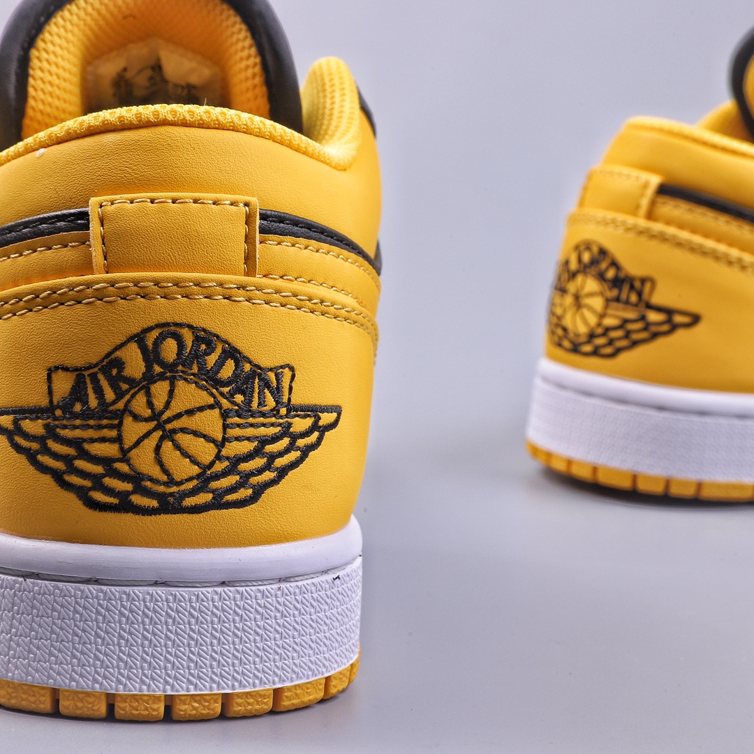 NK Air Jordan 1 Low Black Yellow 553558-072