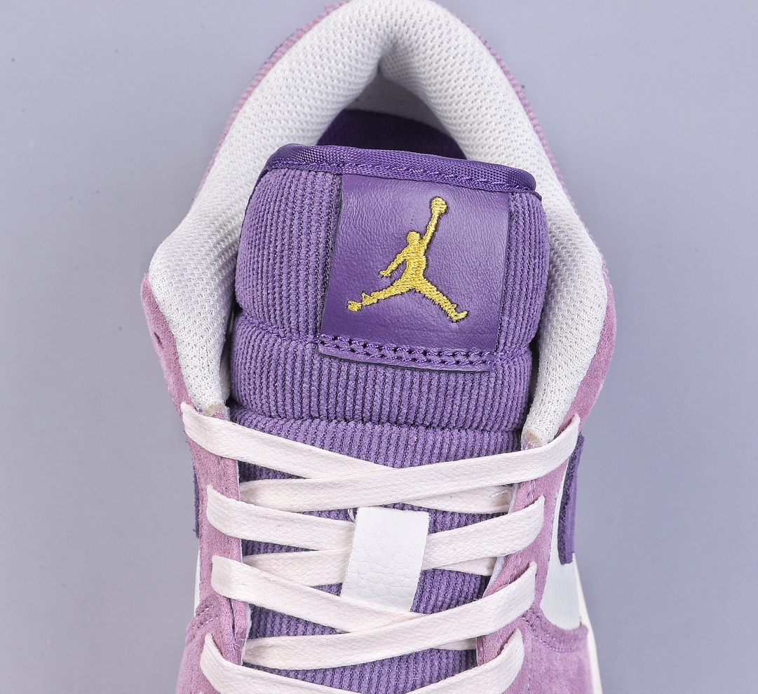 Foreign trade version of Air Jordan 1 Low ”Unity” AJ1 low-top Joe 1 purple sunflower DR8057-500