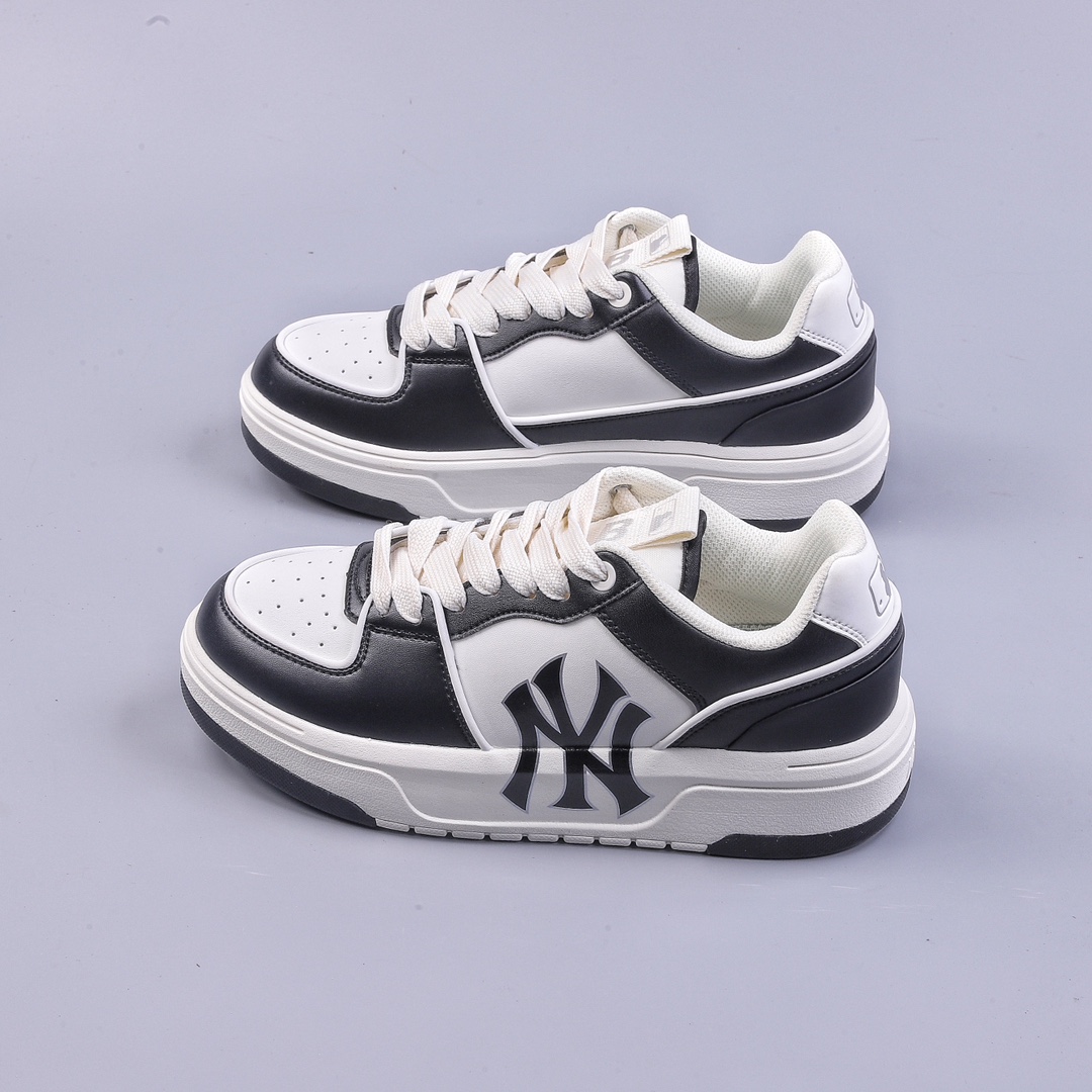 Green X MLB American Professional Baseball League Chinky Liner series low-top sports casual sneakers