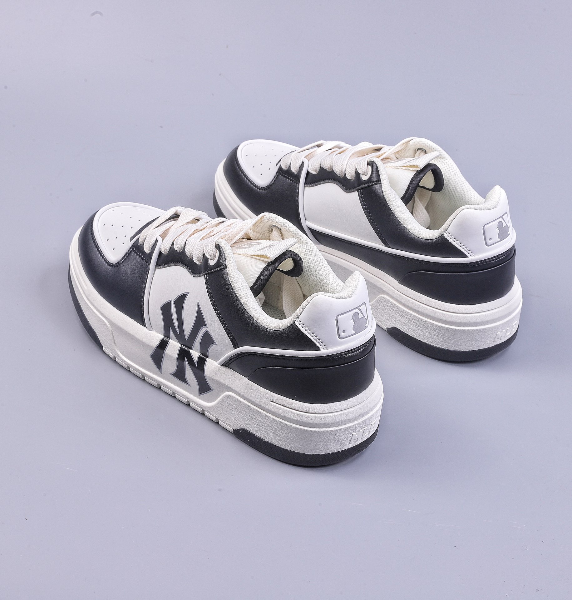 Green X MLB American Professional Baseball League Chinky Liner series low-top sports casual sneakers