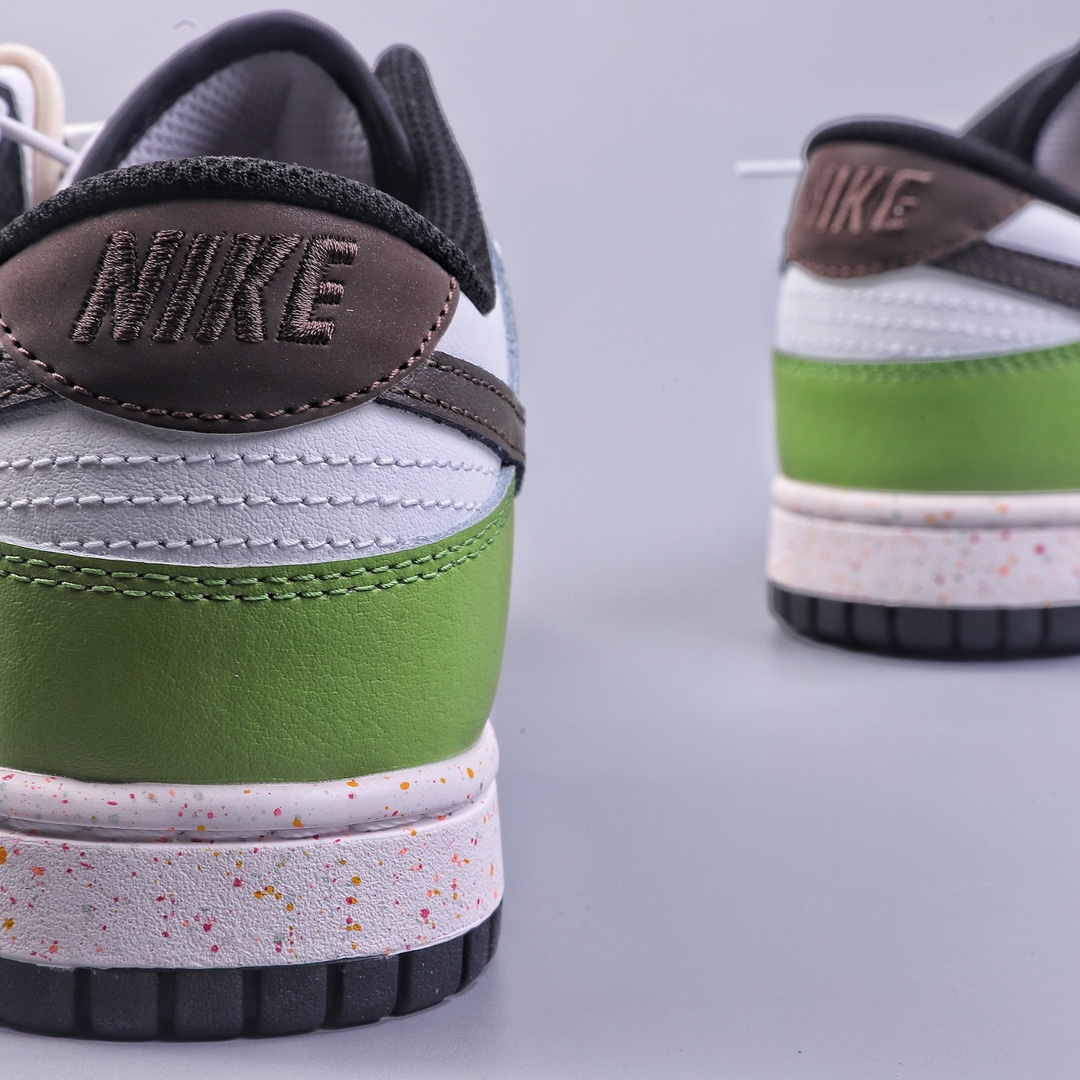 CS Nk Dunk Low ”Multi Color” Dynamic Three Hook Custom Edition Deconstructed Strap Casual Sneakers FD4623-150