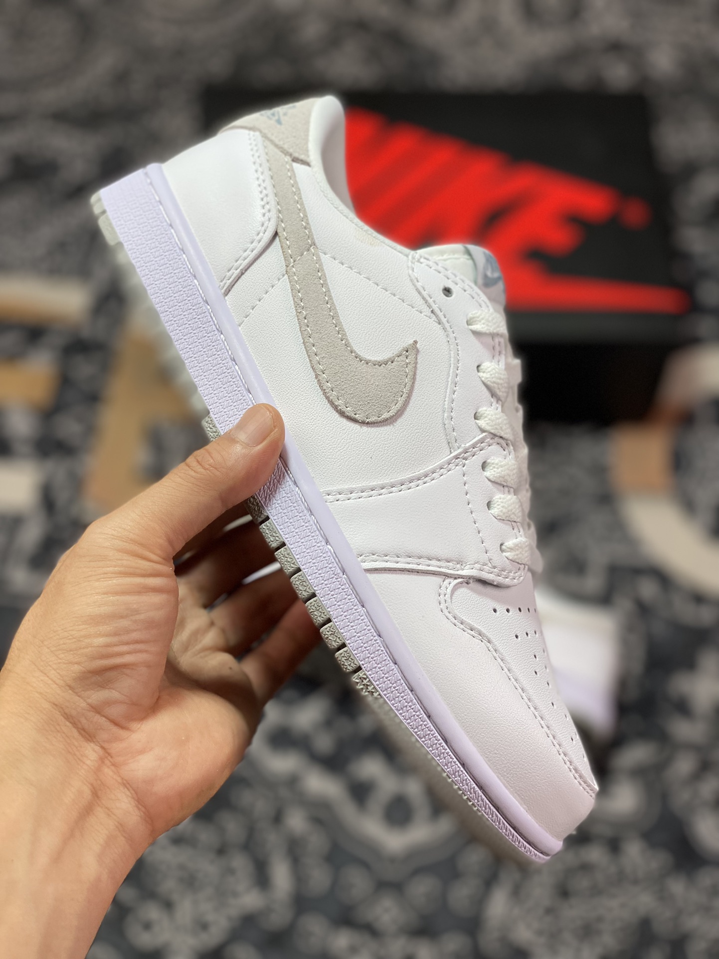 Nike Air Jordan 1 Low OG ”Neutral Grey” AJ1 Jordan generation classic low-top basketball shoes CZ0790-100