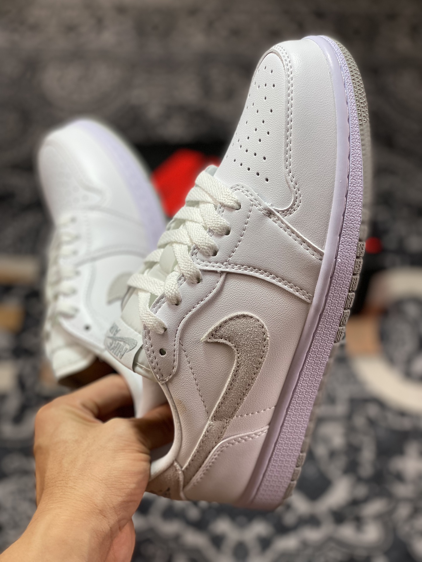 Nike Air Jordan 1 Low OG ”Neutral Grey” AJ1 Jordan generation classic low-top basketball shoes CZ0790-100