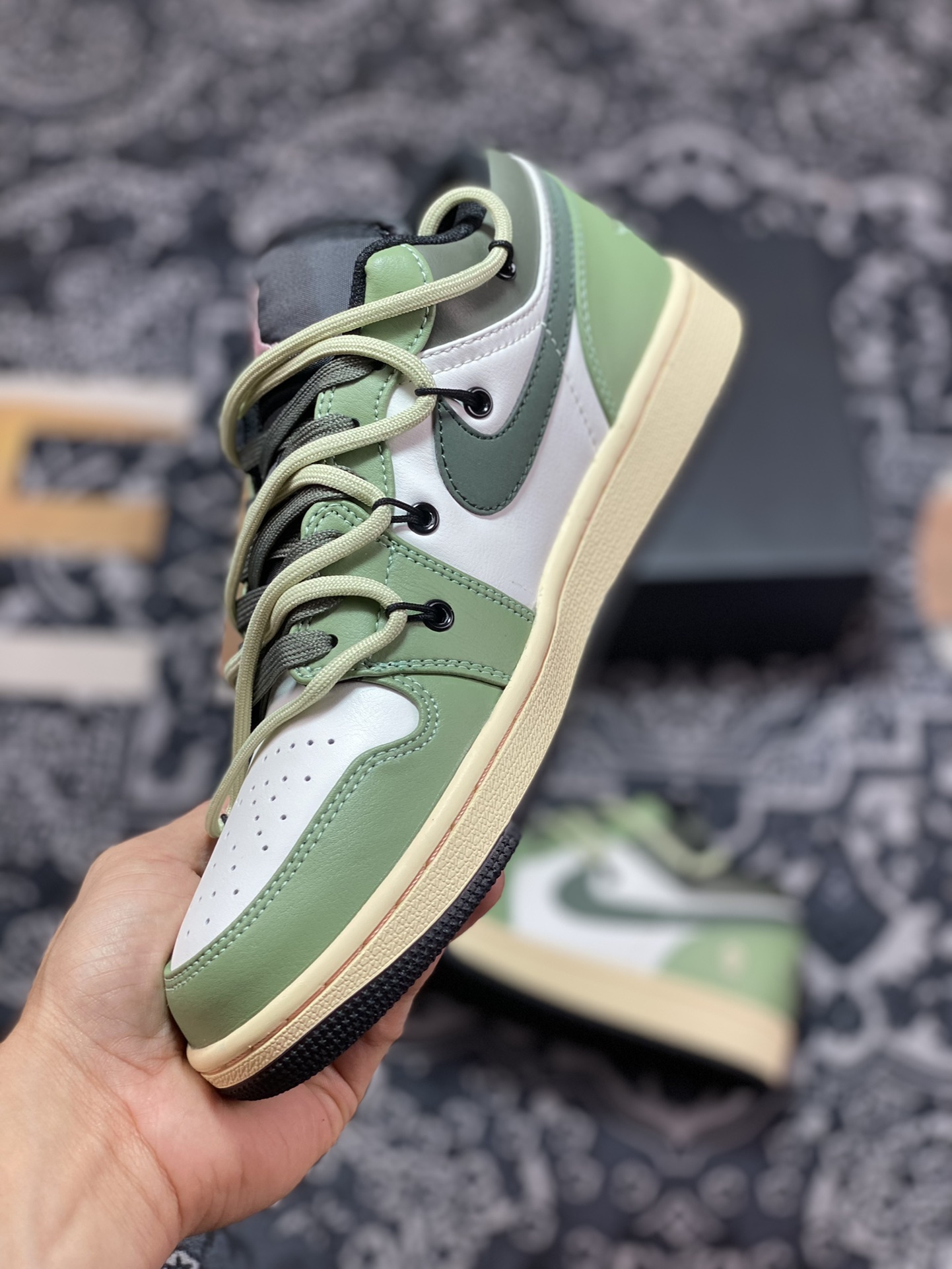 220 Air Jordan AJ1 Low 乔丹一代双绑绳低帮经典复古运动篮球鞋 553558-062