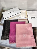 Chanel Scarf Shawl White Set With Diamonds Fall/Winter Collection