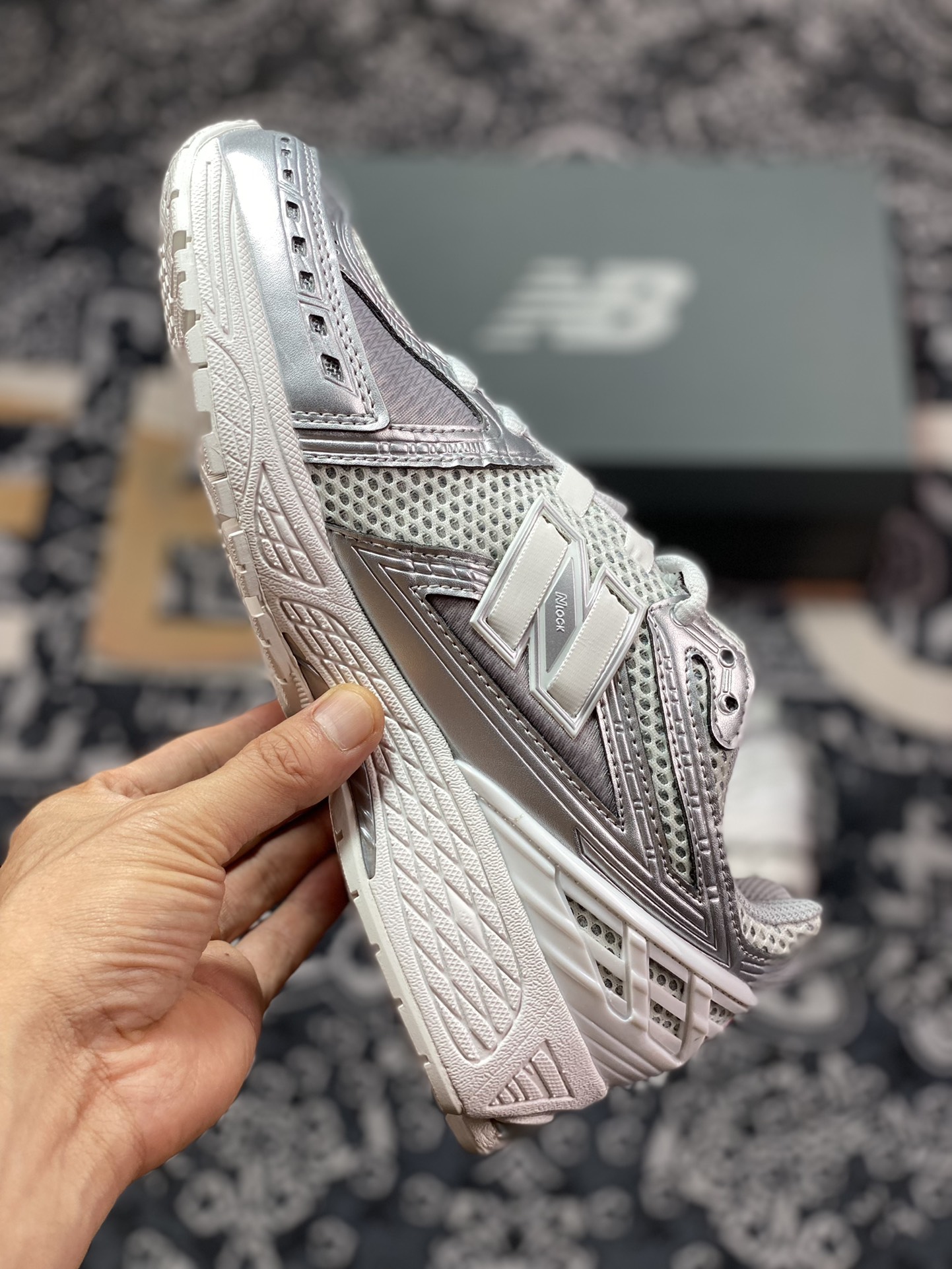 New Balance 1906R Silver Retro Trend Casual Sports Running Shoes M1906RCB