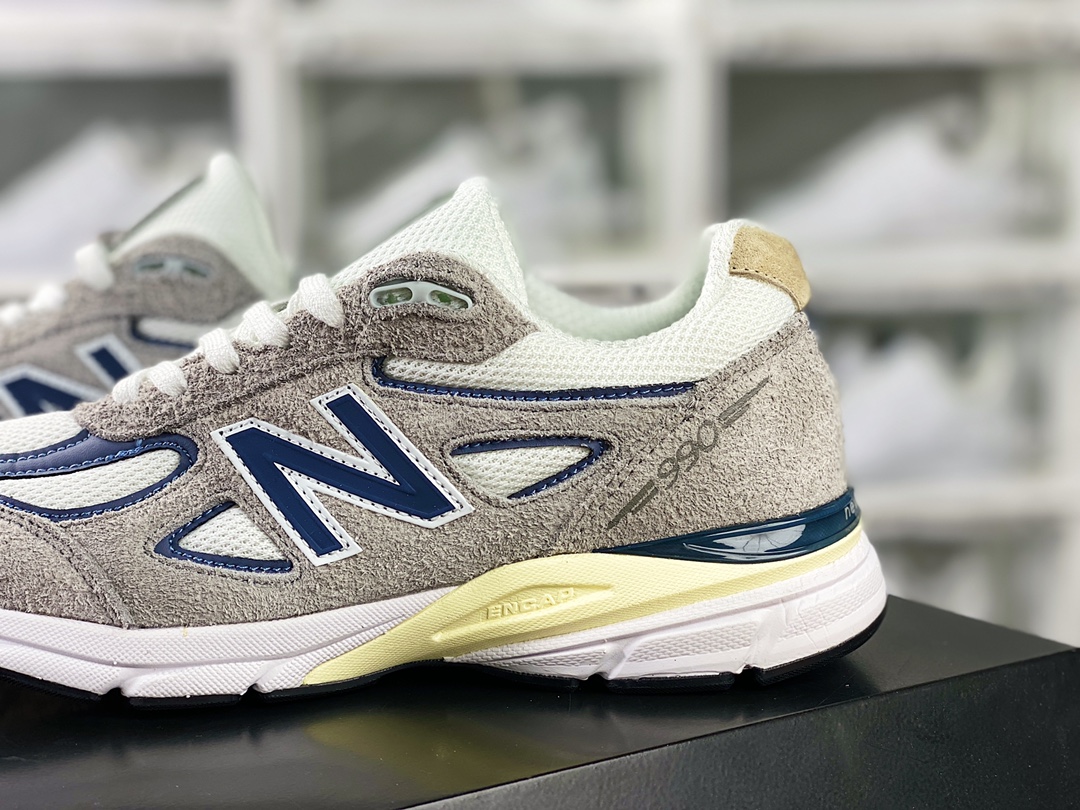 New Balance in USA M990V4 ”Grey Day” series of American-made running shoes ”Original Gray Navy Blue Oxidation” U990TA4