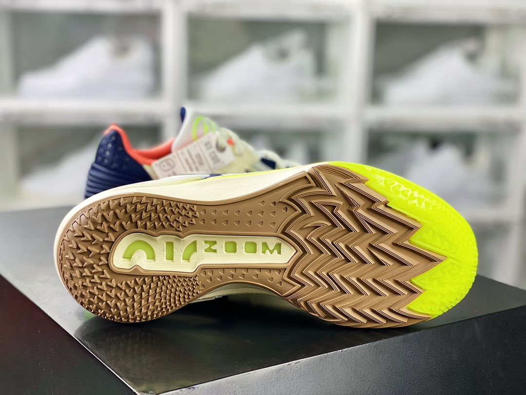 Air Zoom GT Cut 2 EP ”Crosshairs” supercar-level 2nd generation low-top casual sports basketball shoes ”off-white, green and black cross embroidery” FB1961-141