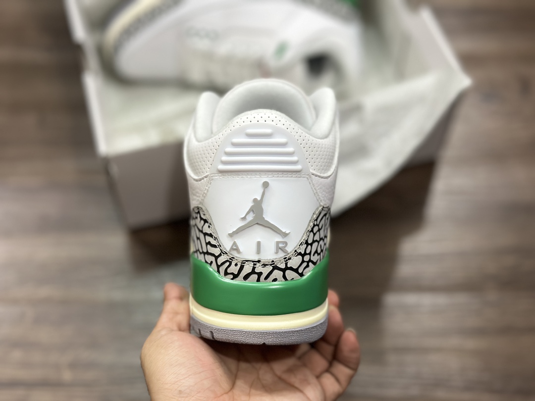 Air Jordan 3 AJ3 Jordan 3 white and green basketball shoes CK9646-136