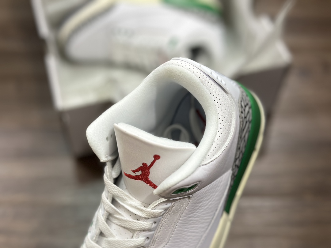 Air Jordan 3 AJ3 Jordan 3 white and green basketball shoes CK9646-136