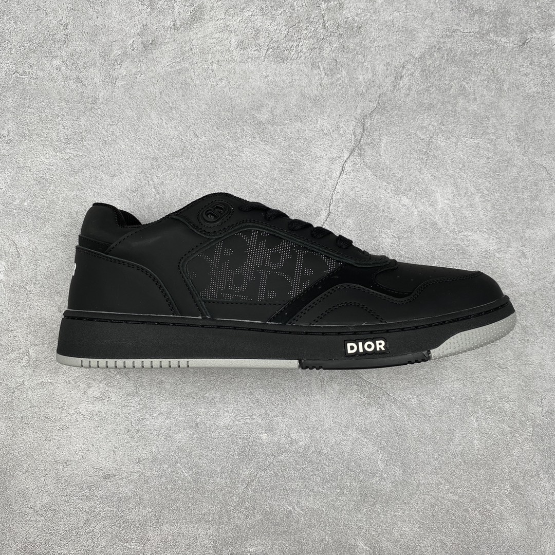 Dior Shoes Sneakers Beige Black Printing Cowhide Fabric Rubber Oblique Sweatpants