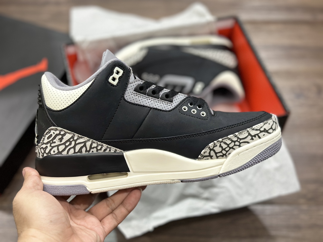 240 Air Jordan 3 AJ3 乔丹3代 灰水泥 篮球鞋 CK9246-001