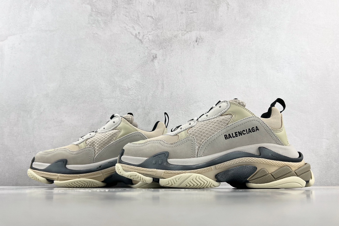 Balenciaga巴黎世家 Triple S 香草 536737 W09O6 9787