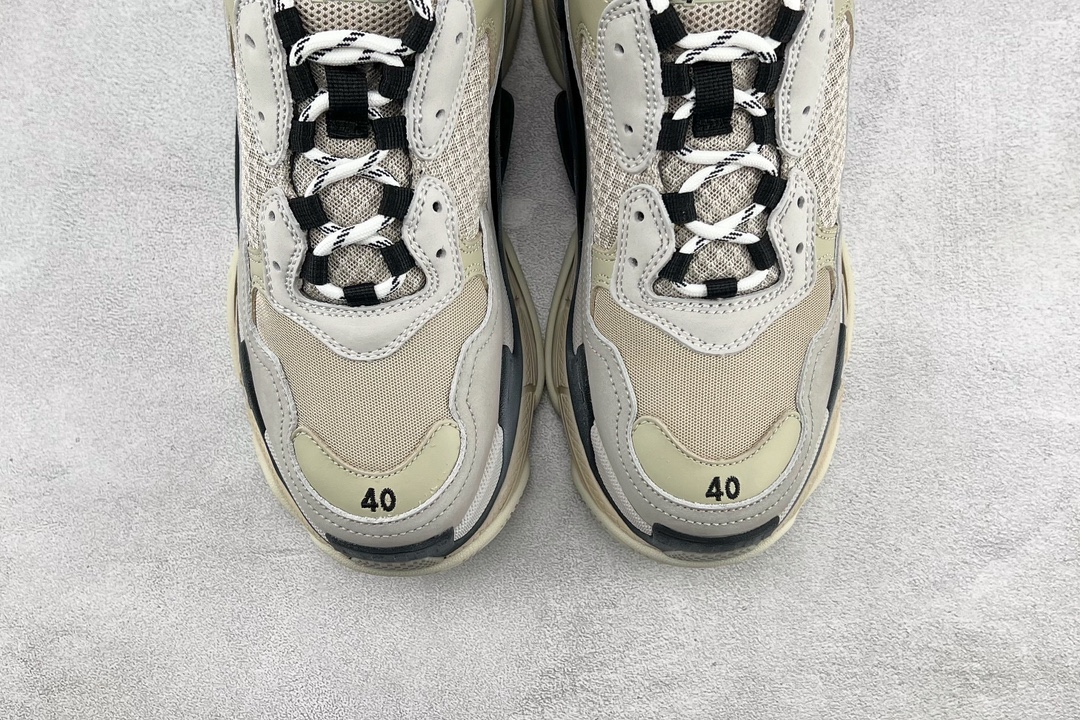 Balenciaga巴黎世家 Triple S 香草 536737 W09O6 9787