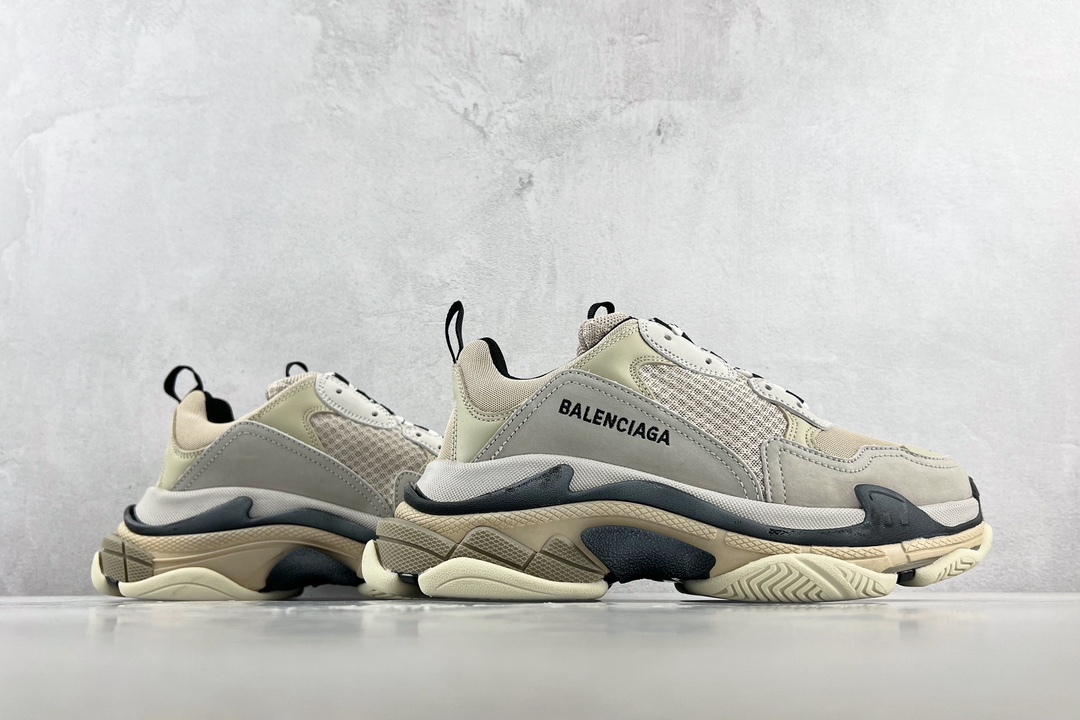 Balenciaga巴黎世家 Triple S 香草 536737 W09O6 9787