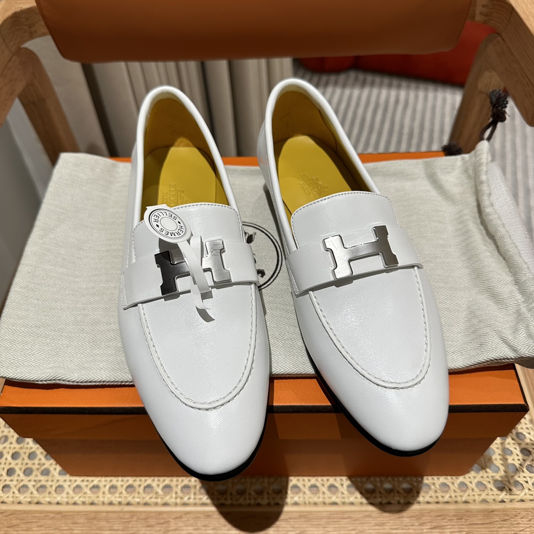 Hermes AAA
 Shoes Loafers Fashion