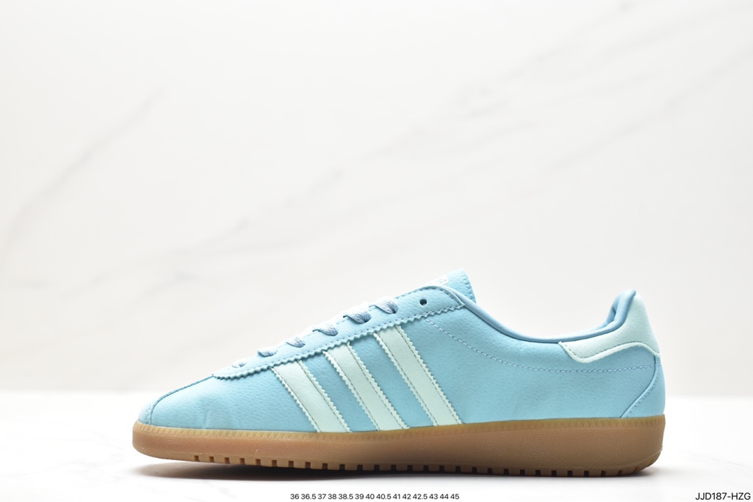 Adidas Originals Bermuda suede non-slip wear-resistant lightweight low-top sneakers GY7387