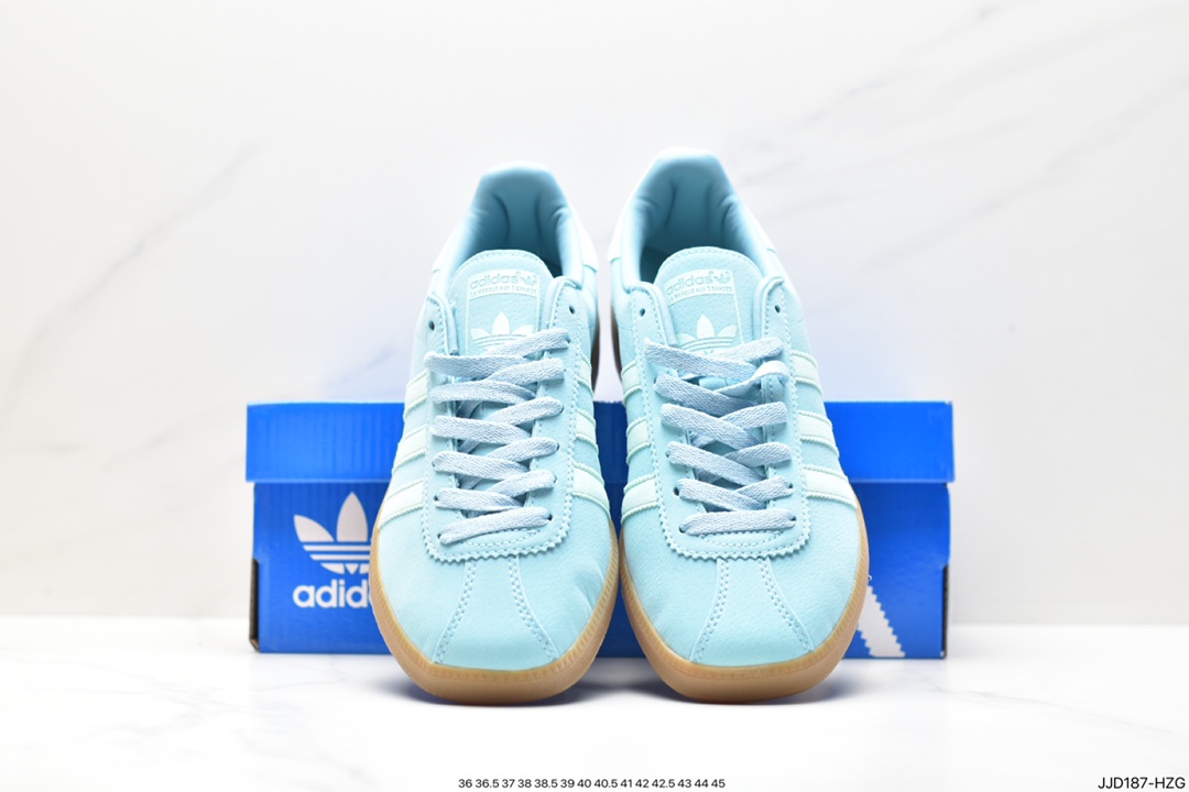 130 Adidas Originals Bermuda 绒面麂皮防滑耐磨轻便低帮板鞋 GY7387