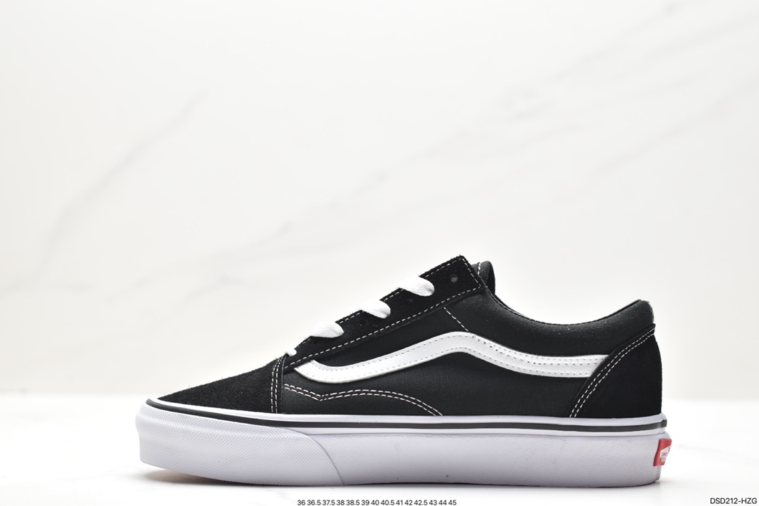 Vans Old Skool Platform Black Warrior Vans official lightweight, wear-resistant, comfortable thick-soled casual canvas shoes