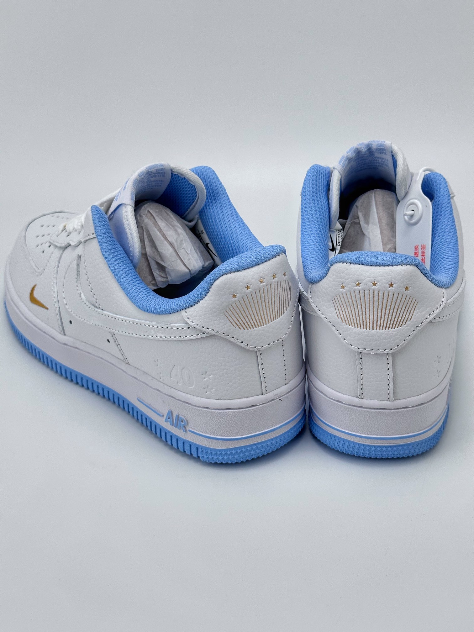 Nike Air Force 1 Low 07 40th Anniversary White Blue DD1225-003