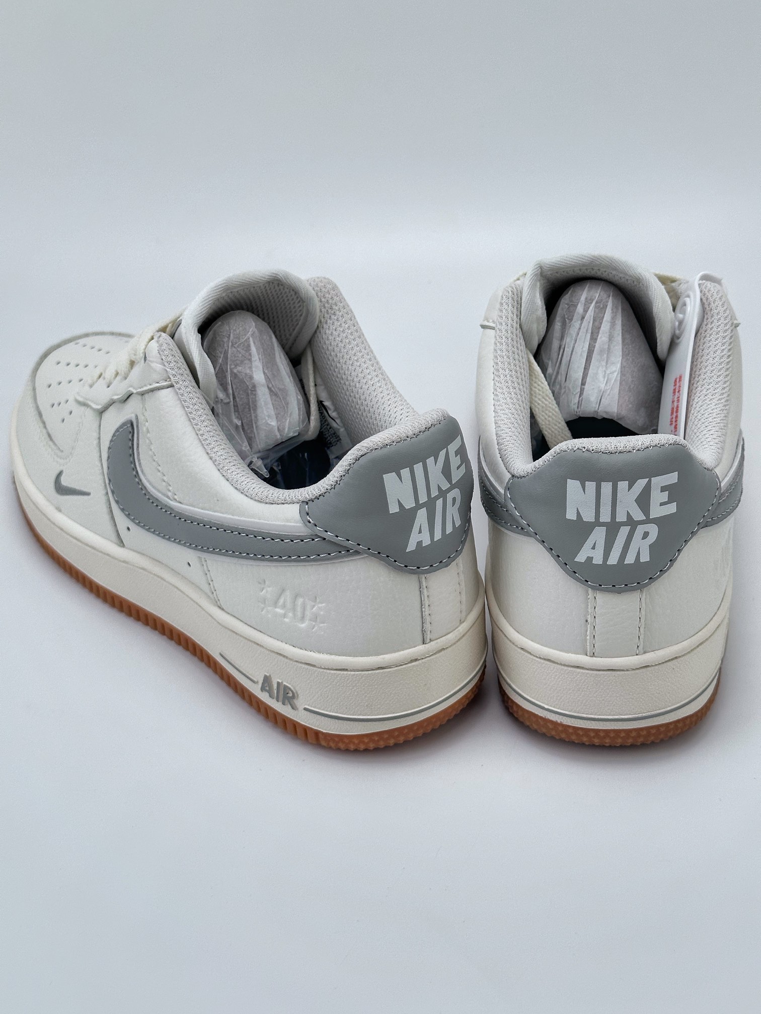 Nike Air Force 1 Low 07 40th Anniversary Grey Swoosh WA0531-303