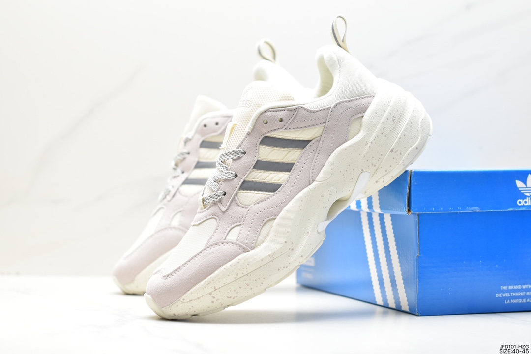 170 阿迪达斯Adidas ADIMATIC ID4822阿迪简约轻便透气爆米花休闲跑鞋