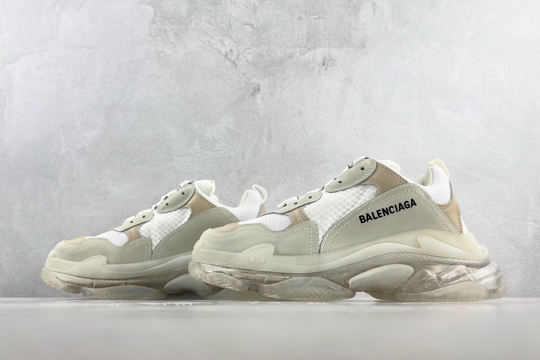 Balenciaga巴黎世家 Triple S 白灰 541624 W09E1 9000