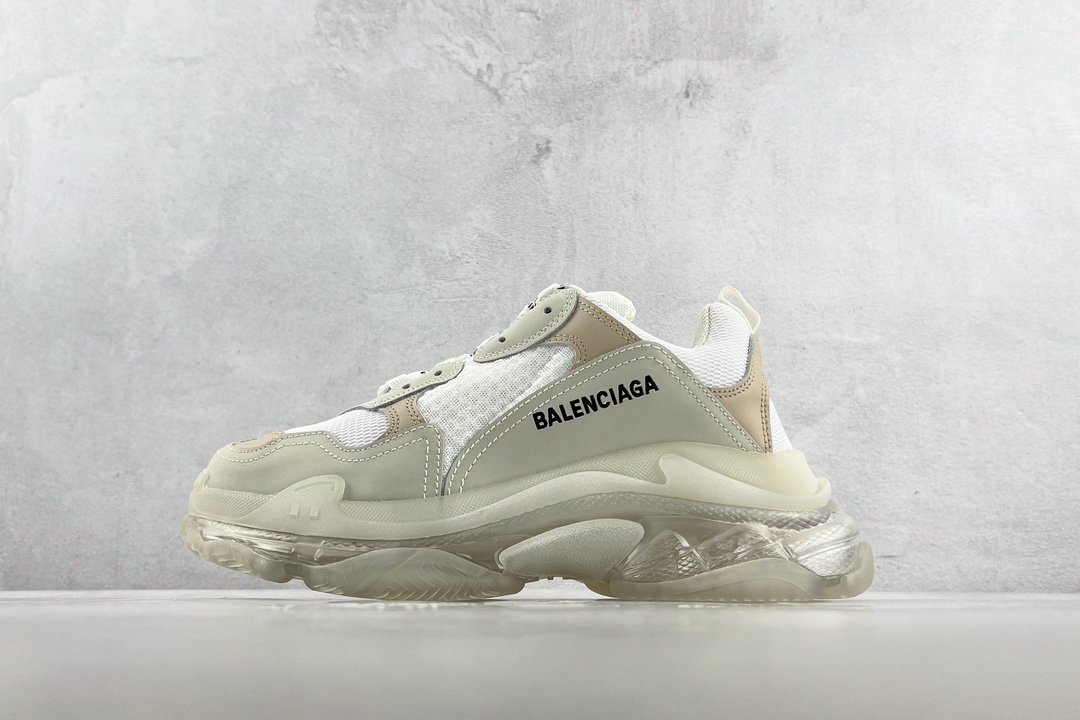 Balenciaga巴黎世家 Triple S 白灰 541624 W09E1 9000