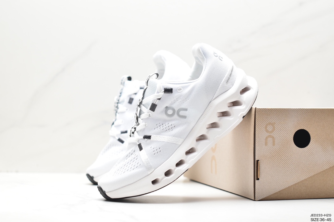 ON Running Cloud X Shift Low Cloud X series low-top lightweight, comfortable and multifunctional casual sports shoes ”Geometric Mesh White and Black”