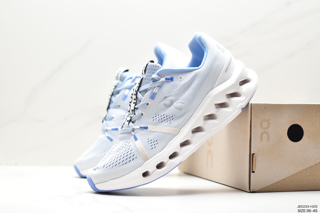 ON Running Cloud X Shift Low Cloud X series low-top lightweight, comfortable and multifunctional casual sports shoes ”Geometric Mesh White and Black”