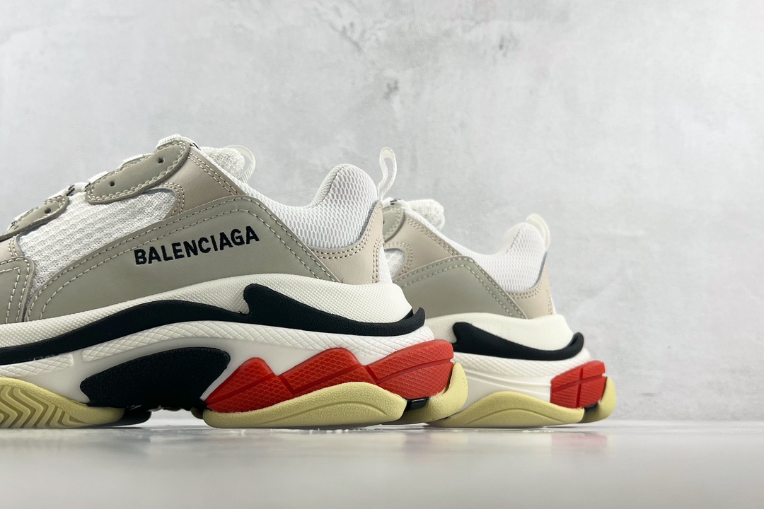 Balenciaga Triple S white gray red 536737 W06E2 1790