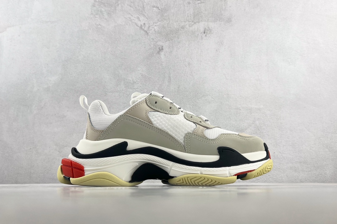 Balenciaga Triple S white gray red 536737 W06E2 1790