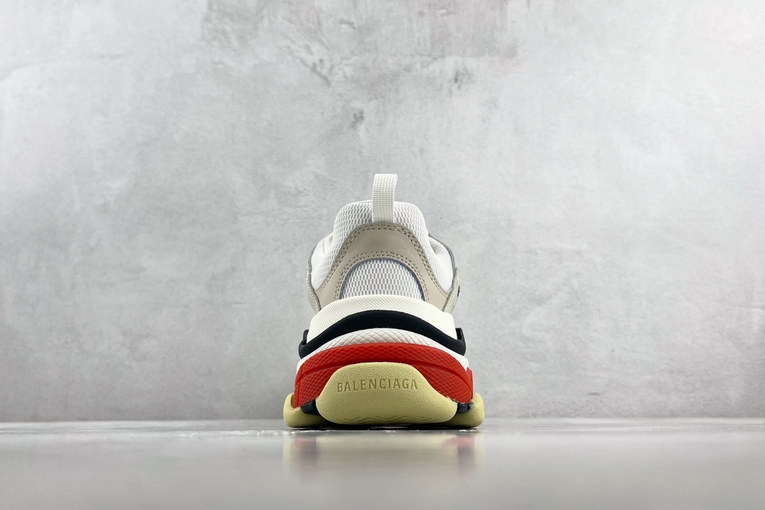 Balenciaga Triple S white gray red 536737 W06E2 1790