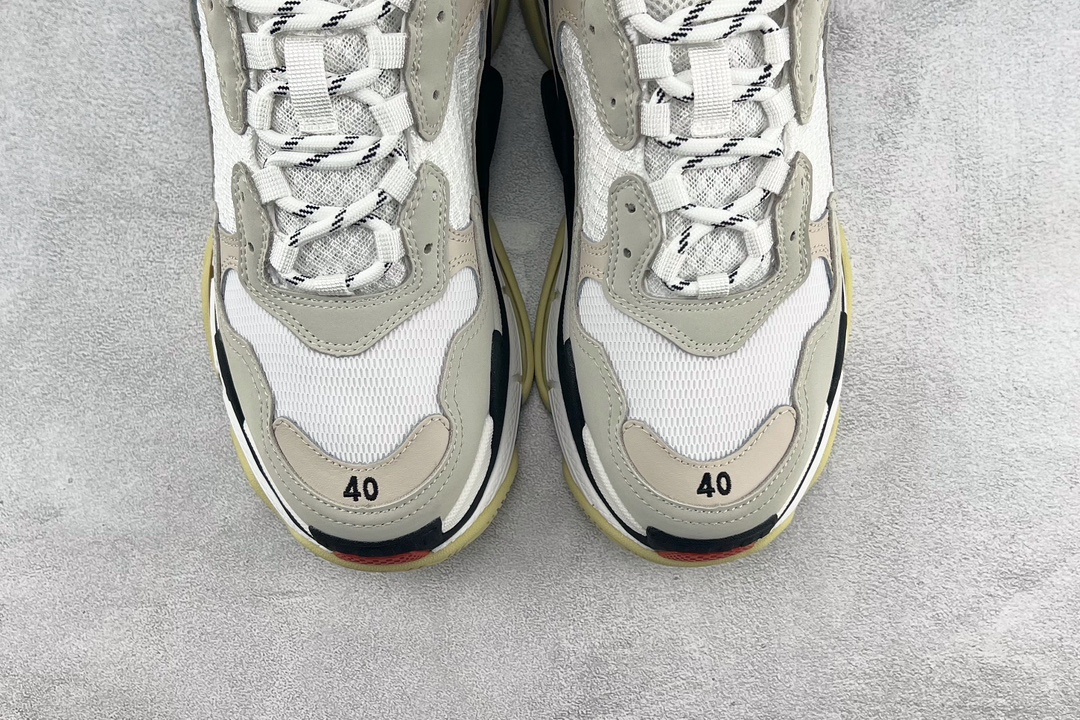 Balenciaga Triple S white gray red 536737 W06E2 1790